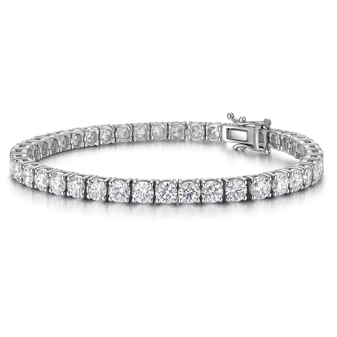 Bracciale tennis "ICE CUBIC" 3mm - Argento 925