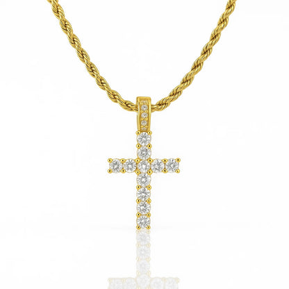 Collana CROCE "ICE" Acciaio inossidabile