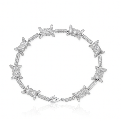 Bracciale "FILO SPINATO" - Argento 925