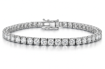 Bracciale tennis "ICE CUBIC" 3mm - Argento 925