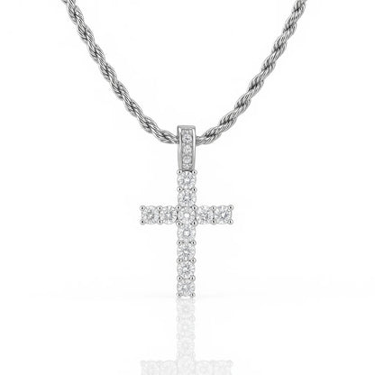 Collana CROCE "ICE" Acciaio inossidabile