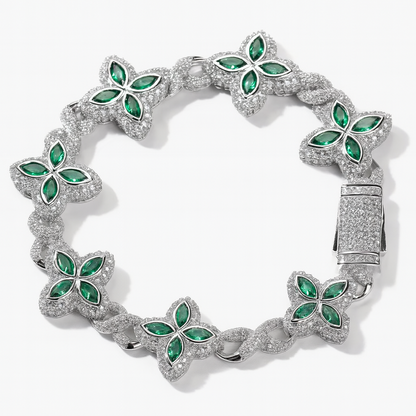 Bracciale "QUADRIFOLIO" - Argento 925 / Ottone