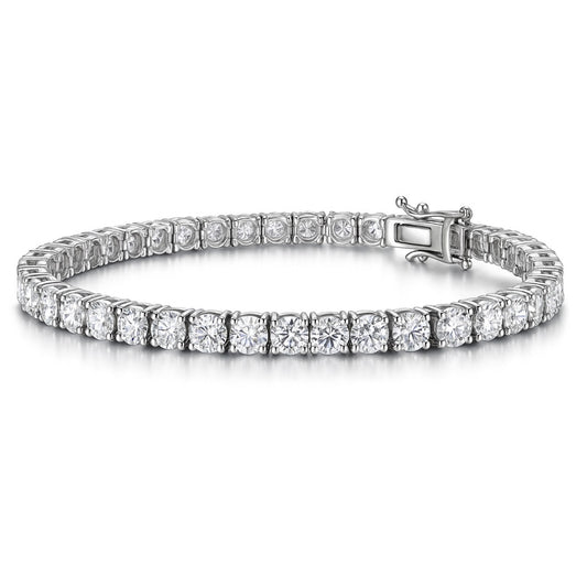 Bracciale tennis "ICE CUBIC" 3mm - Argento 925