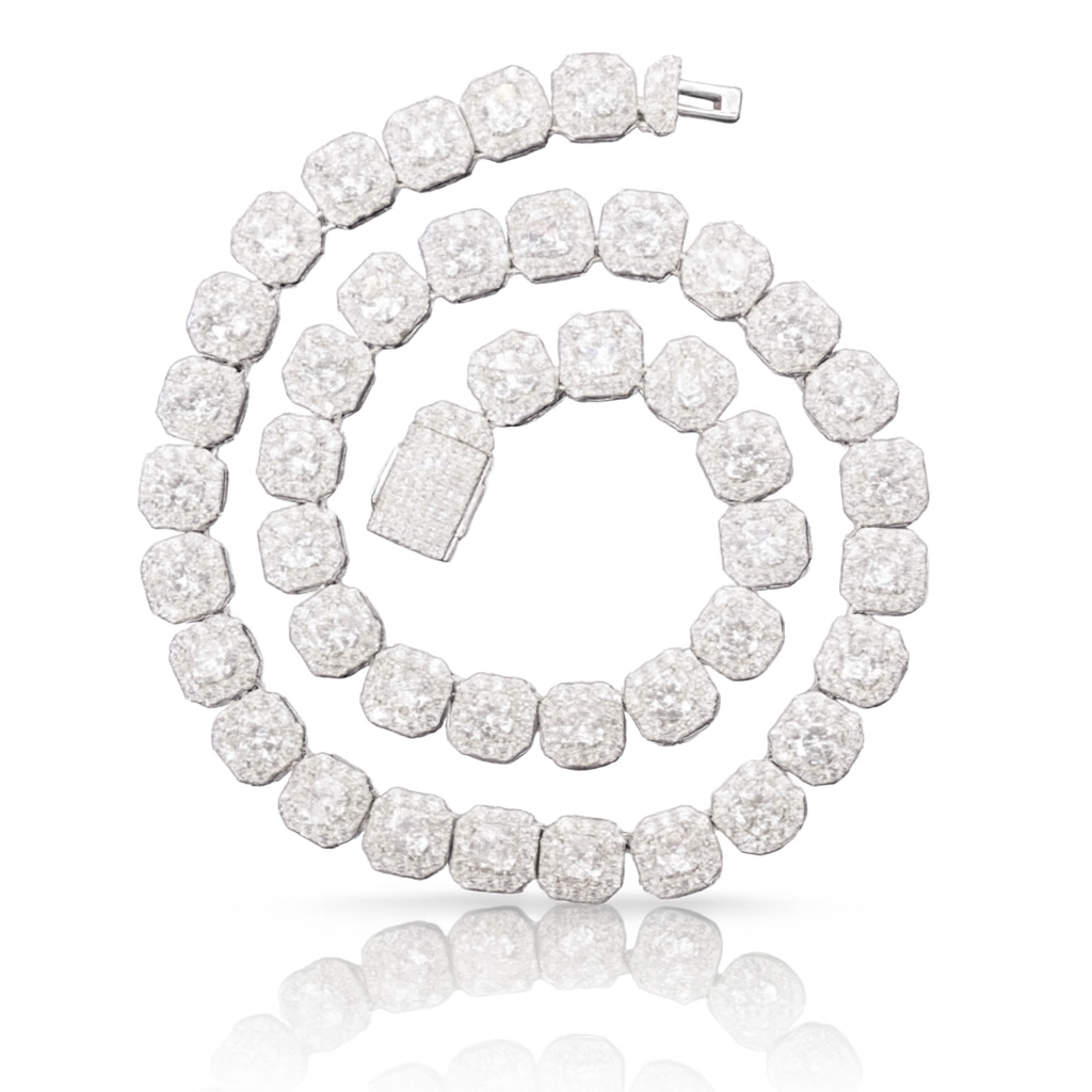 Collana con zirconi "CUBICI"
