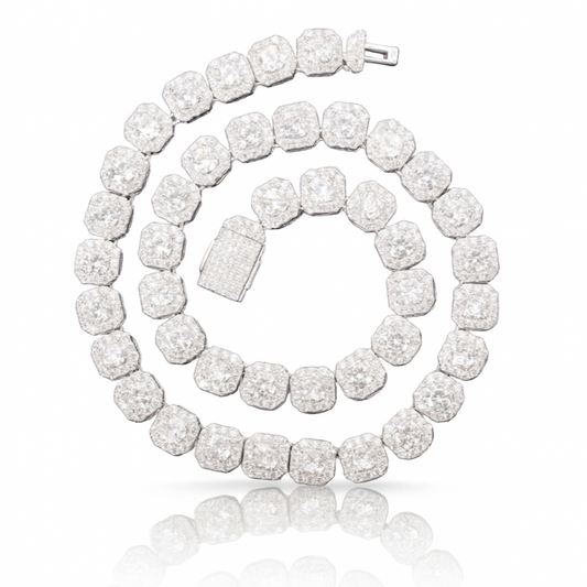 Collana con zirconi "CUBICI"