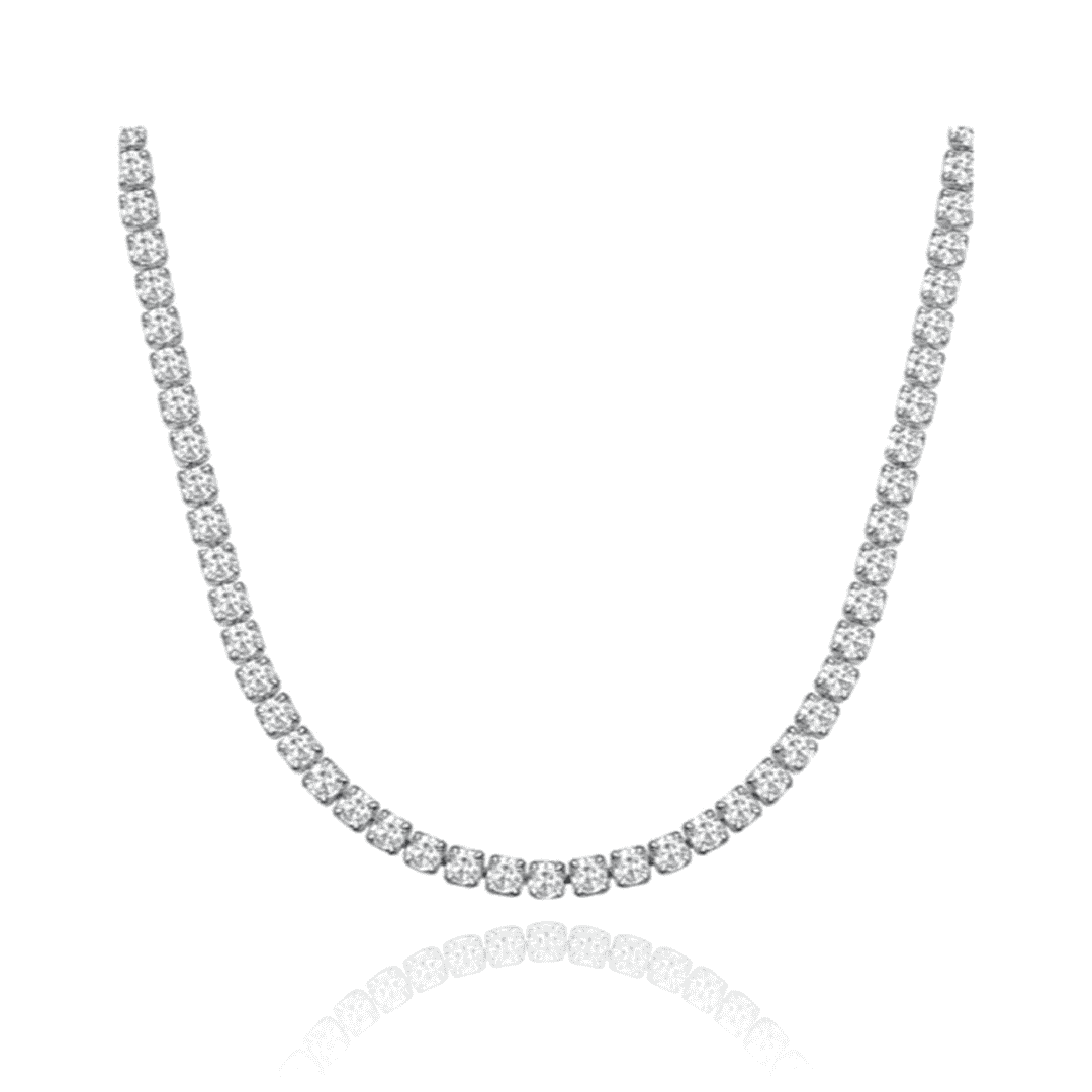 COLLANA TENNIS "GHIACCIATA"