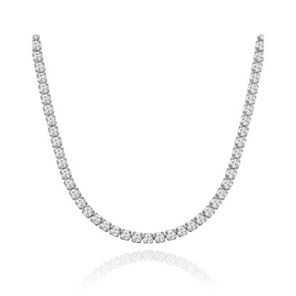 COLLANA TENNIS "GHIACCIATA"